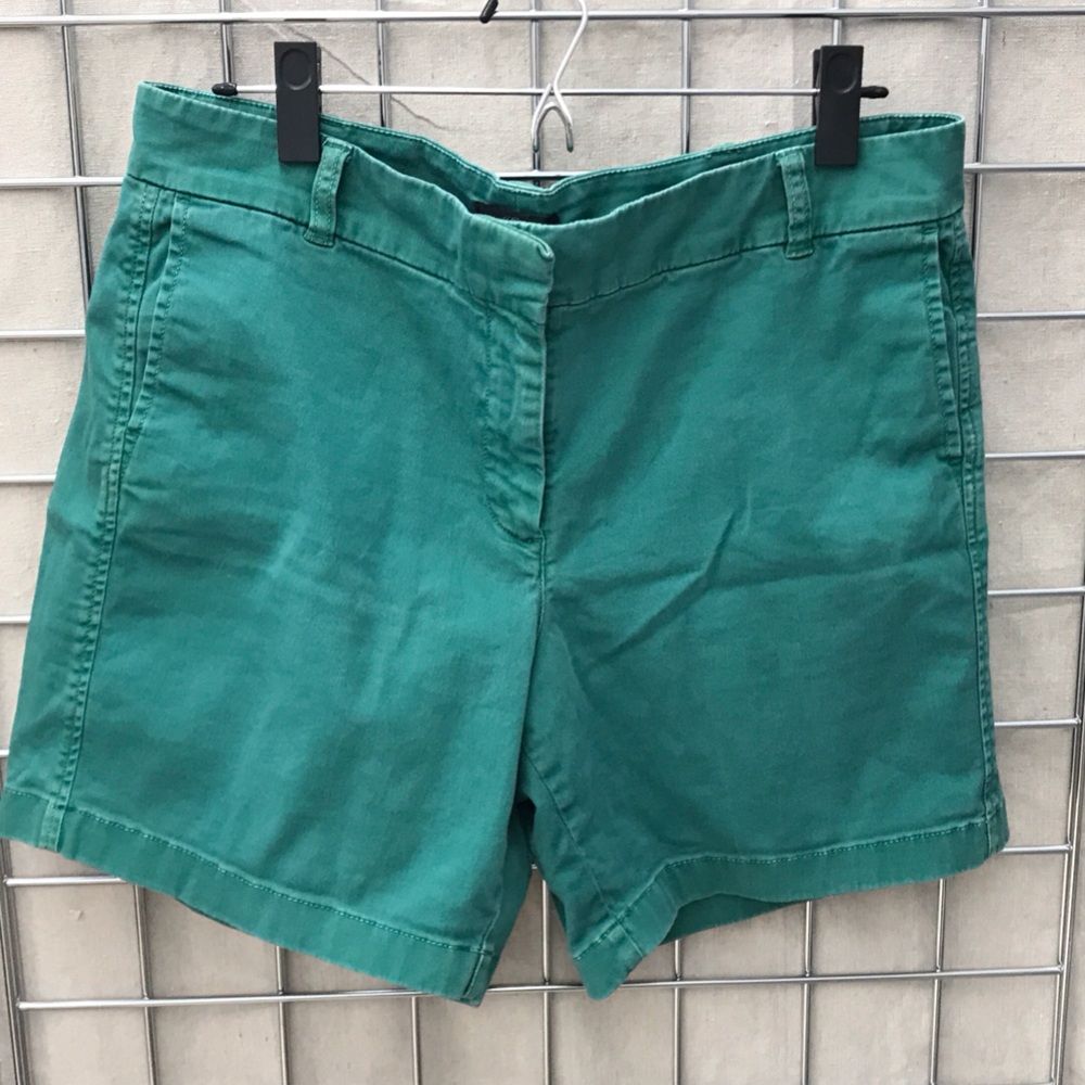 J. Crew Teal Cotton Shorts